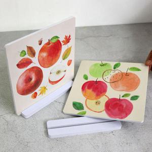 아트박스/꾸밈 tk947-스탠드액자2P_풍수사과일러스트