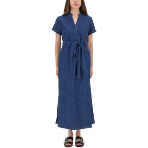 아페쎄 데님 벨티드 웨이스트 맥시 원피스 COHAL F35040 IAI