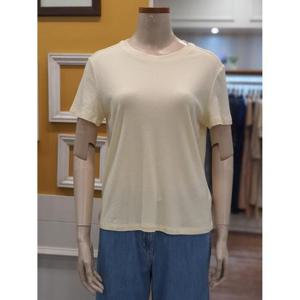 BCBG 세이브존01 뒷 중심 절개 티셔츠 B5B6X443