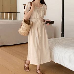 [베나프]리유 스트링 반팔원피스_BJ2OP024