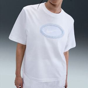 나이키반팔티 SQJ HJ3298-100 스포츠웨어 여성 루즈 반팔 그래픽 티셔츠
