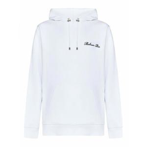 [BALMAIN] 라프리마 남성 스웨트셔츠 스웨터 아이코닉 화이트 코튼 후디 DH1JT047BC78GAB /8