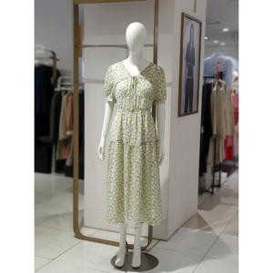 [에꼴드파리] 플라워 프린트 프릴 원피스 35ZRB36WOCM35Z