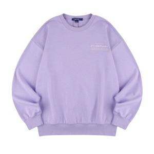 [클라이드]공용 레터링 기본 라운드 맨투맨 FNATS121U