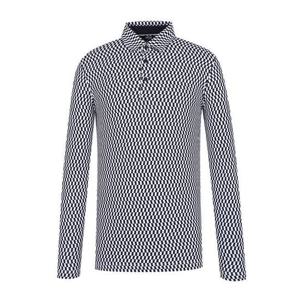 [팬텀][팬텀골프]남성 체크 패턴 냉감 긴팔 티셔츠 211D1TO086_N