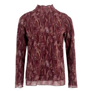 [벨리시앙]하프넥 레이어드 레이스 블라우스 BL4324