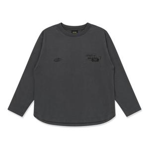 [블루테일]절개 차콜그레이 긴팔 티셔츠AZG7TS05CG