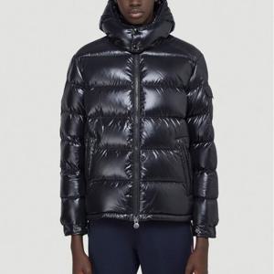 25 FW 몽클레어 Maya 마야 로고 슬리브 다운 자켓 블랙 1A53600 68950 999