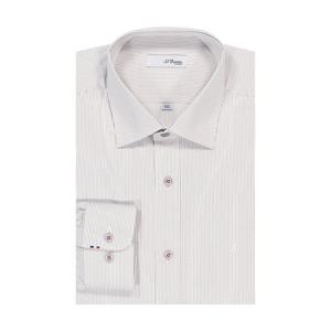 [에스티듀퐁(셔츠)]브라운 뱀부 스트라이프 슬림핏 긴소매 셔츠 SE5FM21LS320SBW