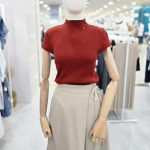 부루앤쥬디 sh06 골지 하프넥 반팔니트 BBRJPO006B