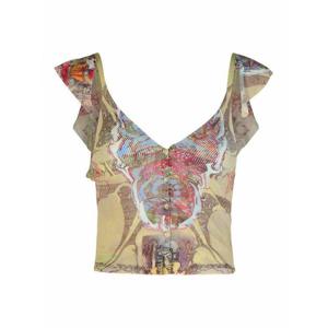 [DIESEL] 라프리마 여성 탑 탱크 Fiore 멀티컬러 코튼 블렌드 A188720AFBZ7FEA Multicolour /8