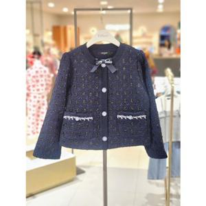 [프렌치캣 9D] (티파니) 네이비  펄 트위드 자켓 (T54KBK010)