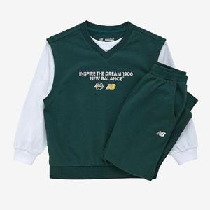 [뉴발란스] 키즈 페이크 레이어드 2PCS 셋업 NK9YF1105U-62 티셔츠
