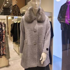 조이너스 HC02 폭스카라넥 알파카혼방A라인하프코트 JAEW1-WCH350