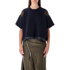 사카이 반팔 티셔츠 25A2508174 233 NAVY DARK KHAKI
