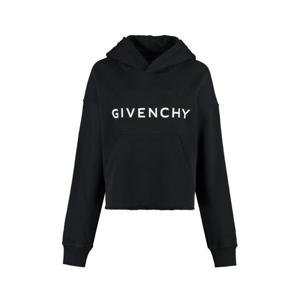 지방시 후드 티셔츠 BWJ03M3YAC 001 black