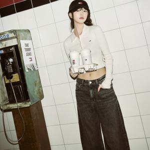 타미진 여성 에센셜 폴로 스웨터 T32F7KTO42TWT1