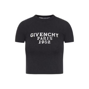 지방시 지방시 블랙 반팔 티셔츠 2234549