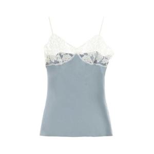 끌로에 끌로에 블루 슬리브리스 탑 2235348