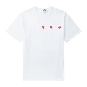 꼼데가르송 크루넥 로고 프린트 코튼 티셔츠 AXT337 0513