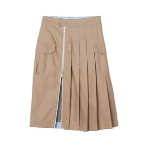 25 FW 31필립림 플리츠 코튼 미디 스커트 F25136186CPD TP443370148