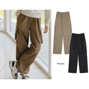 디스커버리키즈 DKTP24054 여아 우븐 투웨이 팬츠