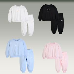 [나이키키즈PG]  조카선물 상하복A254ST188P(105-130)나이키에센셜FLC크루세트
