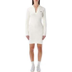아디다스 브이넥 바디콘 니트 원피스 JW7322 WHITE
