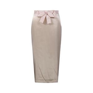 발렌티노 가라바니 미디 스커트 7B0RAEC592G 9WB PALE CHAMPAGNE