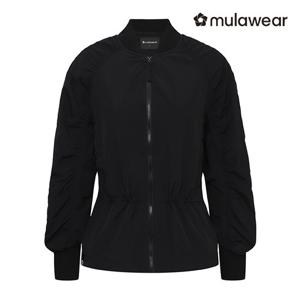 [뮬라웨어] (MULA9_MJK02BK001_BK_) 여성 테크니컬 셔링 자켓 MJK02BK001_BK