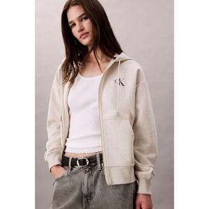 [캘빈클라인 진]여성 모노그램 프렌치 태리 맨투맨 후드집업 47B270G-P4P