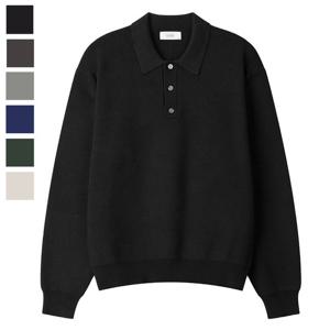 [리빌모아]남자 디아나 하찌 카라넥 단작 니트 SG-KN-Q080-검정