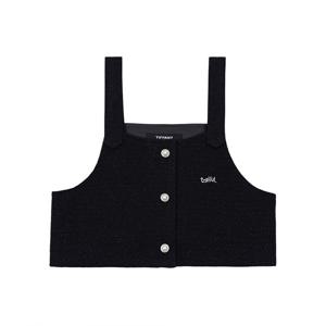 [티파니(정상)](T54KAV010)-BK 펄 트위드 뷔스티에