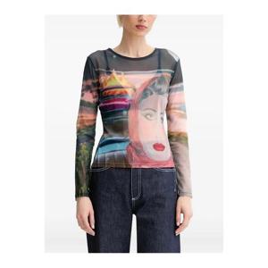 25 FW 써네이 메시 프린트 탑 RTWWTOP0168186 TP442047697