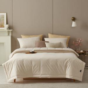 [나이스필]하울 호주산양모100 워싱고밀도면 무봉재 차렵이불Q