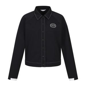 [핑]여성 기능성 스티치 긴팔  티셔츠121E3TR251_BK