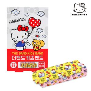헬로키티 캐릭터 키즈 밴드 상처 반창고 16매입 표준형