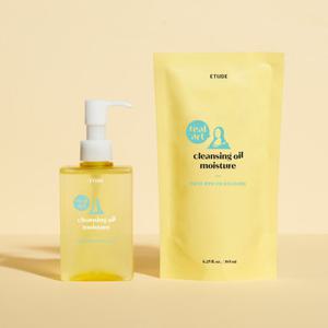 [에뛰드] NEW 리얼아트 클렌징 오일 모이스처 2종 기획세트 (본품 + 리필)