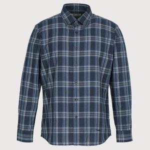 [트레몰로]NL3F8471B_남성 가을 체크패턴 캐주얼셔츠 남방