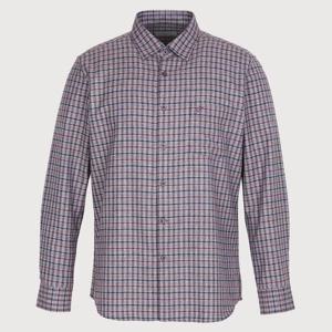 [트레몰로]NL3F8441B_남성 가을 기모 체크 캐주얼셔츠