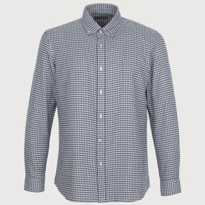 [트레몰로]NL3F8511B_남성 가을남방 체크패턴 캐주얼셔츠