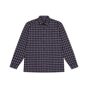 [크로커다일남성]CDAA7WS3414_가을 레트로 변형 체크 남방