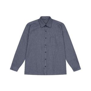 [크로커다일남성]CDAA7WS3418_가을 울터치  잔조직 솔리드 남방