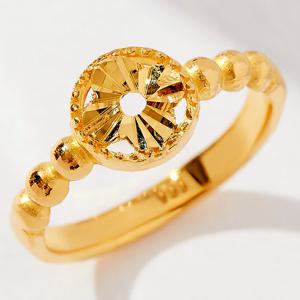 [도로시] 24k 순금 샤인 클로버 볼반지 3.75g