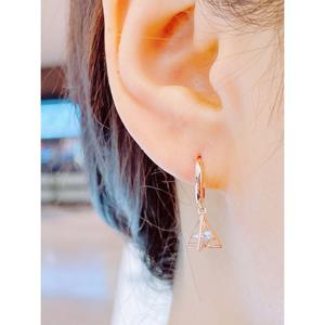 미니골드 14K 델리티 원터치 귀걸이 ECOS4102