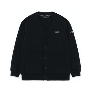 [내셔널지오그래픽 키즈] K221UCD910 키즈 저지 가디건 CARBON BLACK
