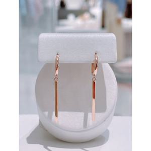 미니골드 14K 모던스틱귀걸이 ECOM4163