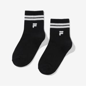 [휠라키즈] F로고 장목양말 (FK3SCF5350X_BLK)