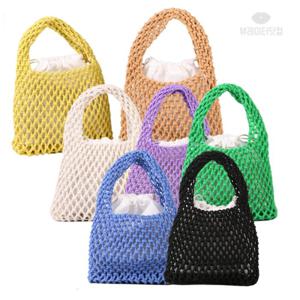 [뷰레이터닷컴]니팅 뜨개 네트백 라탄 미니 니트백 (10592996)