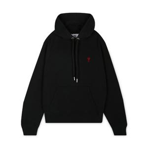 아미 남성 하트 로고 느와르 후드티